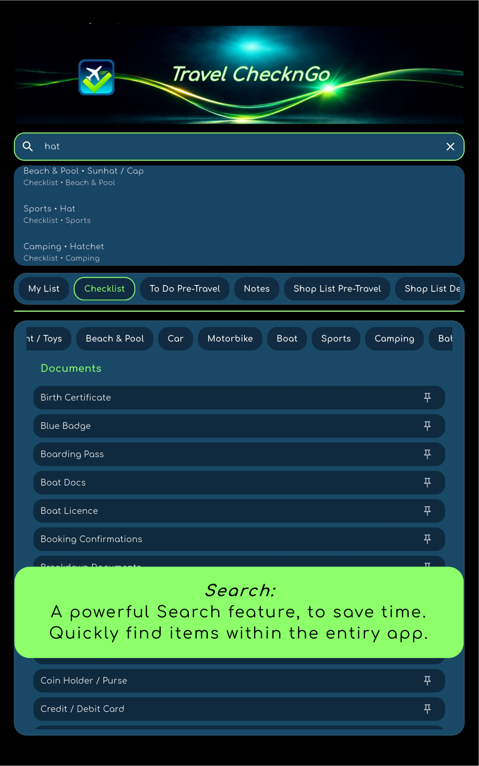 Travel ChecknGo screenshot 8